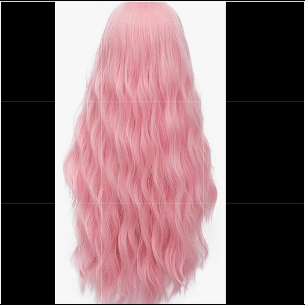 Light pink cosplay wig